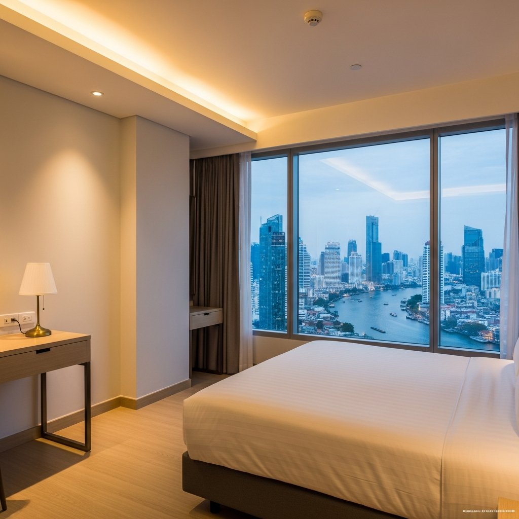 Modern Bangkok hotel room