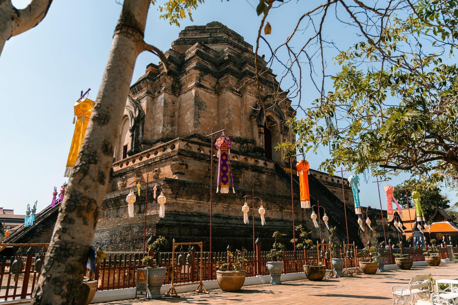 ワット・チェディルアンの古いレンガの廃墟