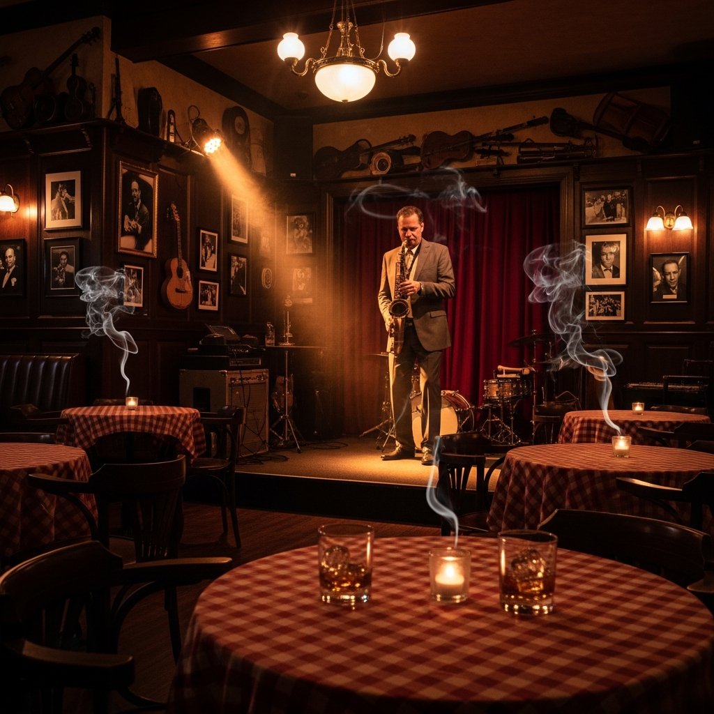 A quiet Bangkok alley at night