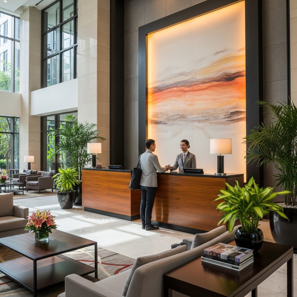 Bangkok hotel reception