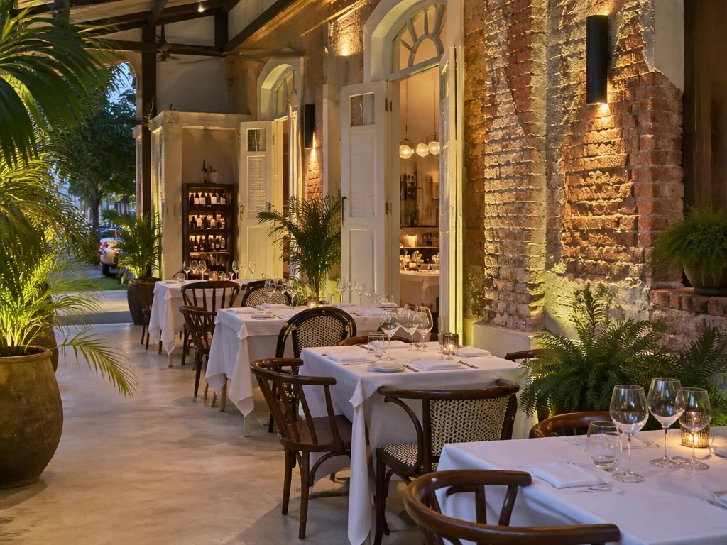 Barracuda restaurant Mediterranean terrace dining Fisherman's Village