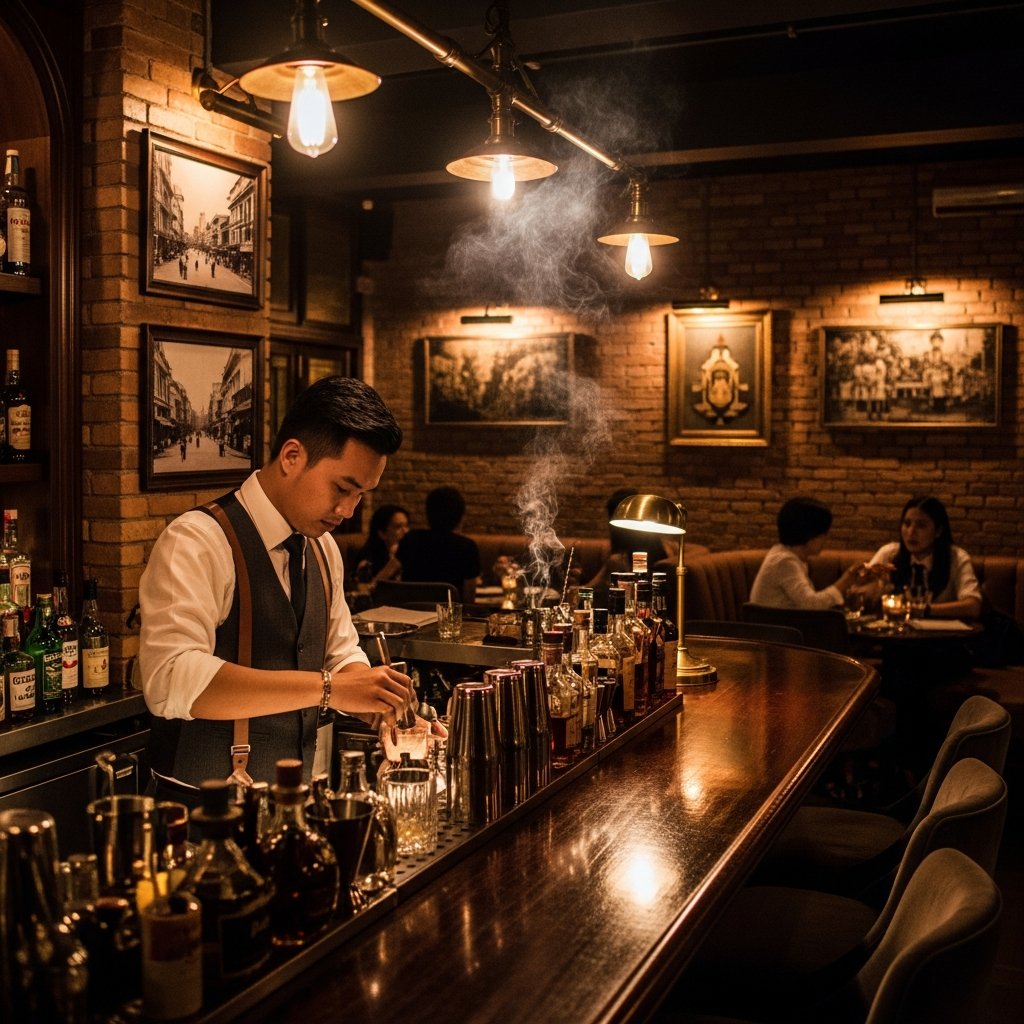 Hidden alley in Bangkok