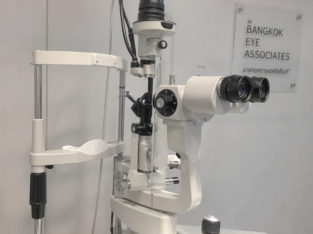 LASIK eye exam machine in Thai eye clinic