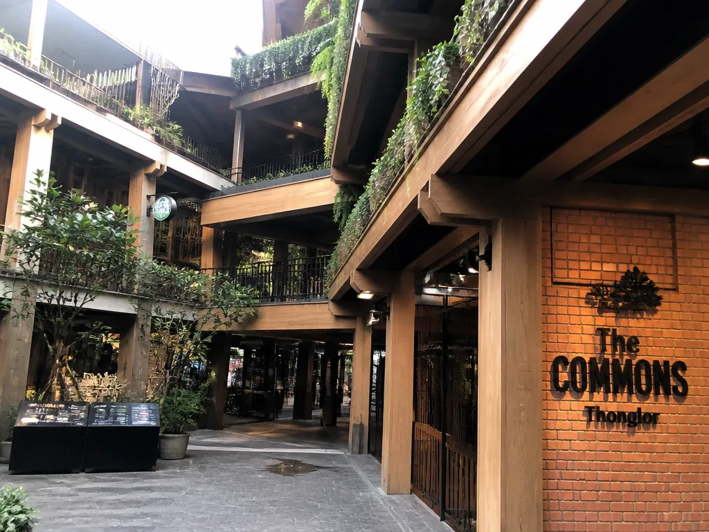 Sukhumvit Soi 24 quieter residential side street with banyan trees